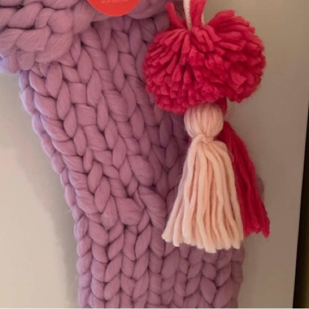 Opal House Target lilac chunk knit 2023 stocking